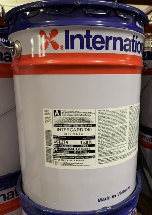 Sơn phủ epoxy Intergard 740 - ECL274/A - đỏ 